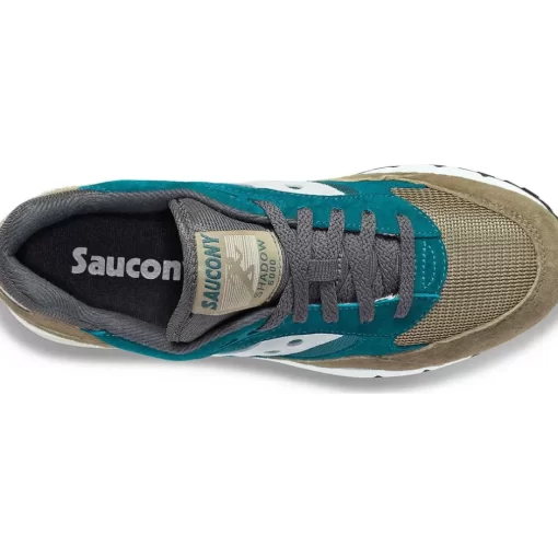 Hombre Saucony Shadow*Shadow 6000 Grey / Teal