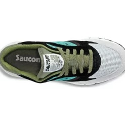 Hombre Saucony Shadow*Shadow 6000 Grey / Green / Black