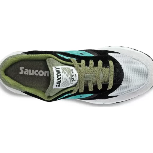 Hombre Saucony Shadow*Shadow 6000 Grey / Green / Black